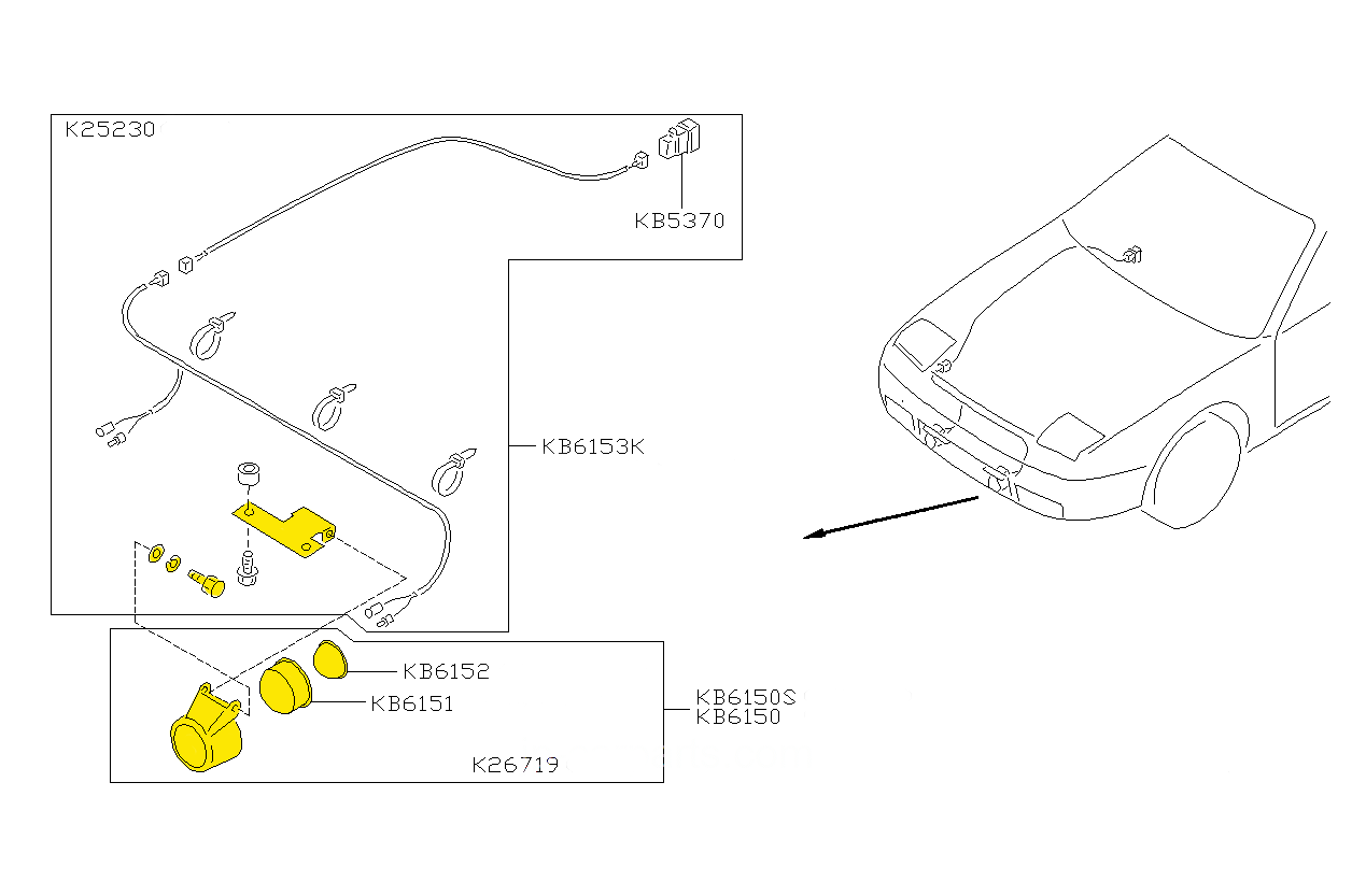 Nissan OEM Projector Fog Lights Set ICHIKOH 2102 - Image 2